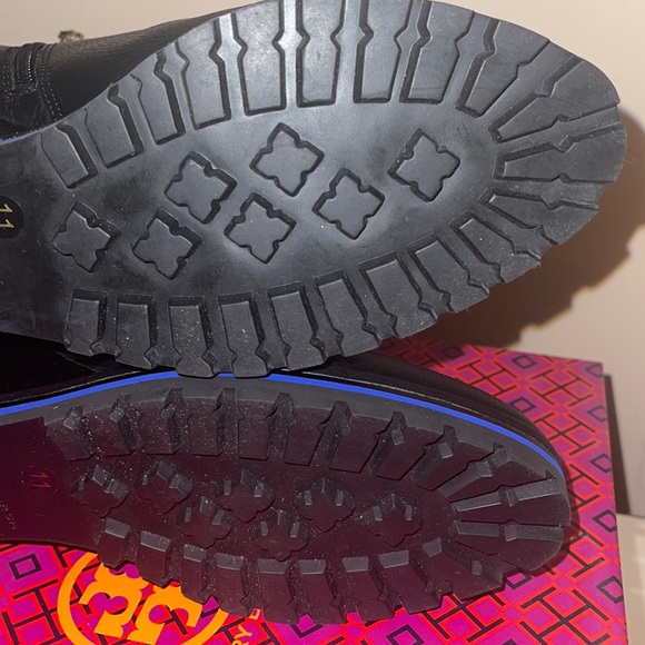 Tory Burch Black Wedge Booties size 11 - Picture 5 of 14